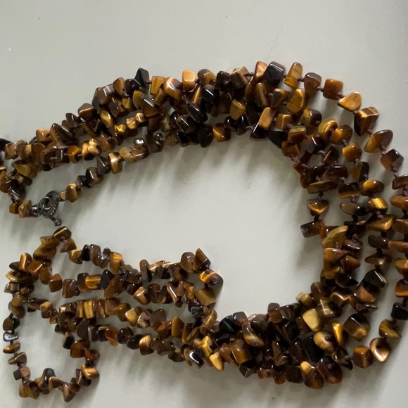 Tigers Eye Necklace - Picture 1 of 5